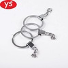 Professional metal keychain, chain with zipper, wholesale