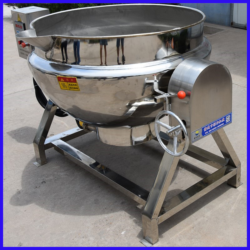 大型酱卤鸭蒸煮锅 电加热导热油夹层锅 不锈钢可倾式肉制品入味锅