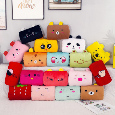 厂家新款热卖卡通手暖毛绒玩具抱枕非电暖手捂宝办公室手暖批发|ru