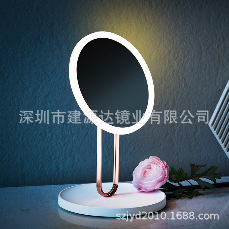 LED glowing mirror