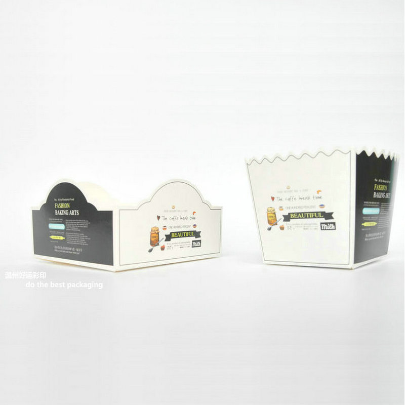 烘焙食品包装面包袋面包纸托西点盒面包淋膜方形杯蛋糕纸盒