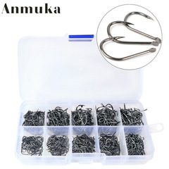 一件代發魚鈎套裝3#-12#伊勢尼不帶圈無孔魚鈎有倒刺碳鋼跨境