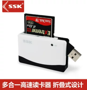 SSK 读 s s s SCRM057 многофункциональный считыватель TF/SD CF карты памяти