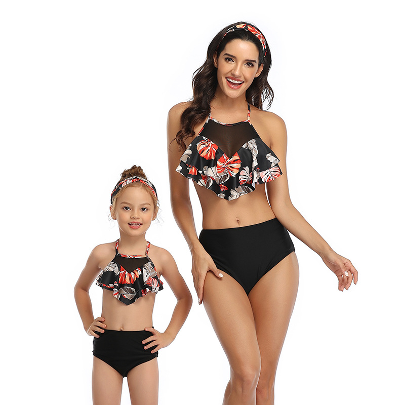 European And American New Parent-child Swimsuit Bikini Swimwear