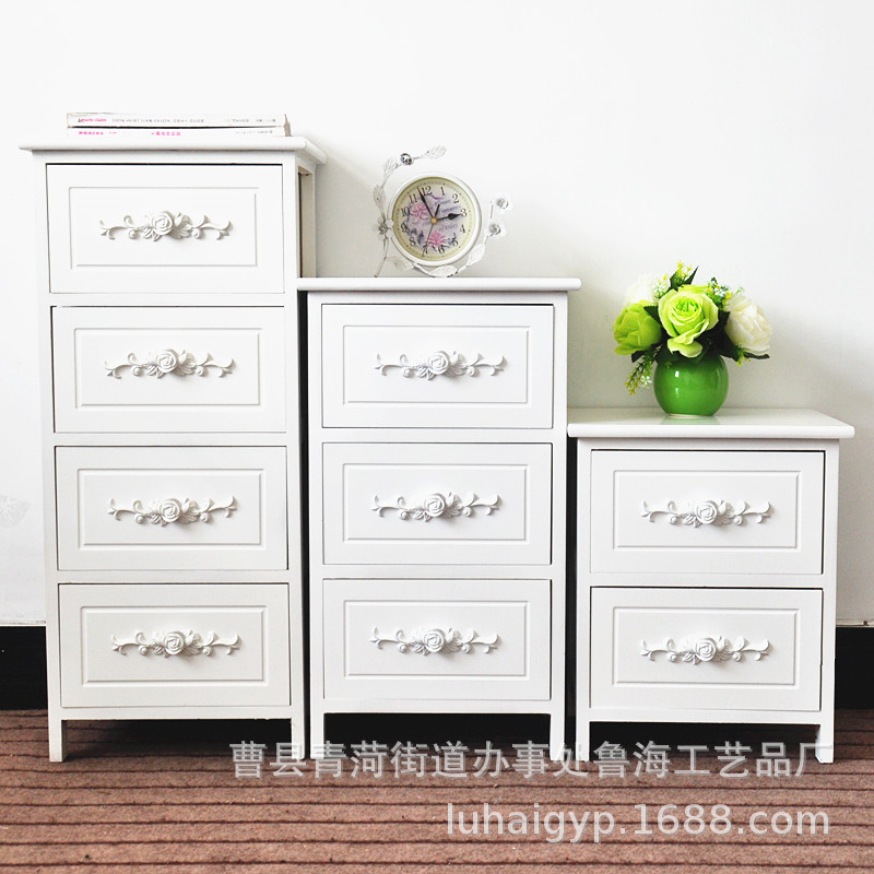 厂家直销实木床头柜简易卧室家具收纳柜小迷你白色储物柜现代简约|ms