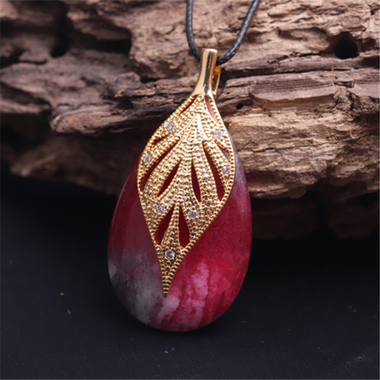 Fuchsia pendant jade, wholesale