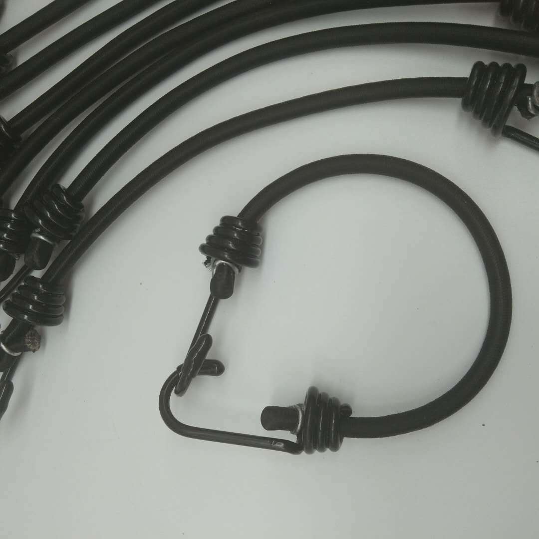 乳胶弹力绳 彩色编织绳带挂钩 摩托车自行车行李绳  高品质捆绑绳