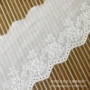 适合四季米白色棉布花边