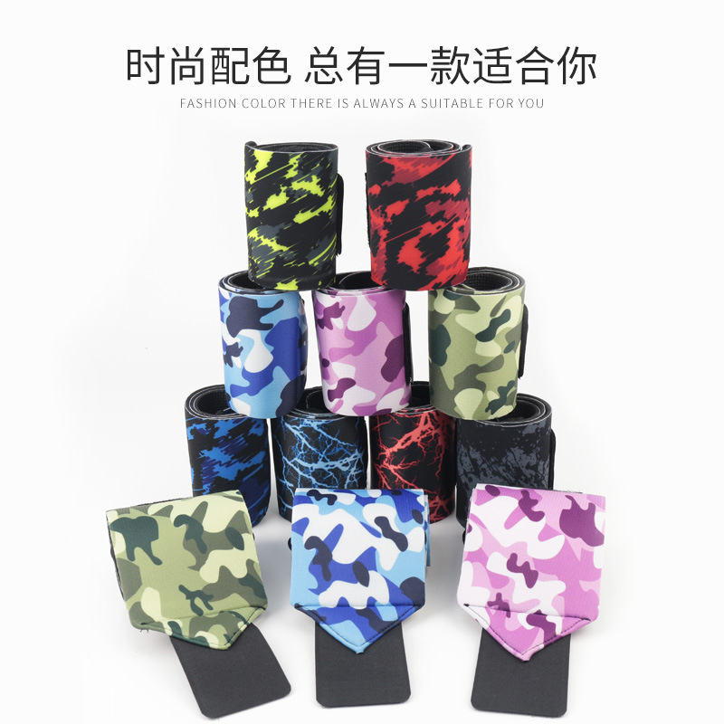 跨境批发运动护腕篮球网球健身举重助力带缠绕支撑加压手腕可代发