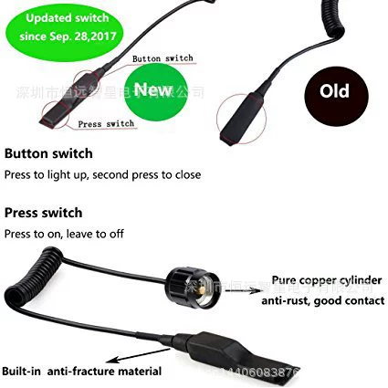 Universal flashlight, tactics gun grip, switch key, WF-501
