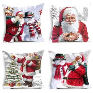 18'' Cushion Cover Pillow Case Christmas pillow cover holiday home sofa cushion cover support customization