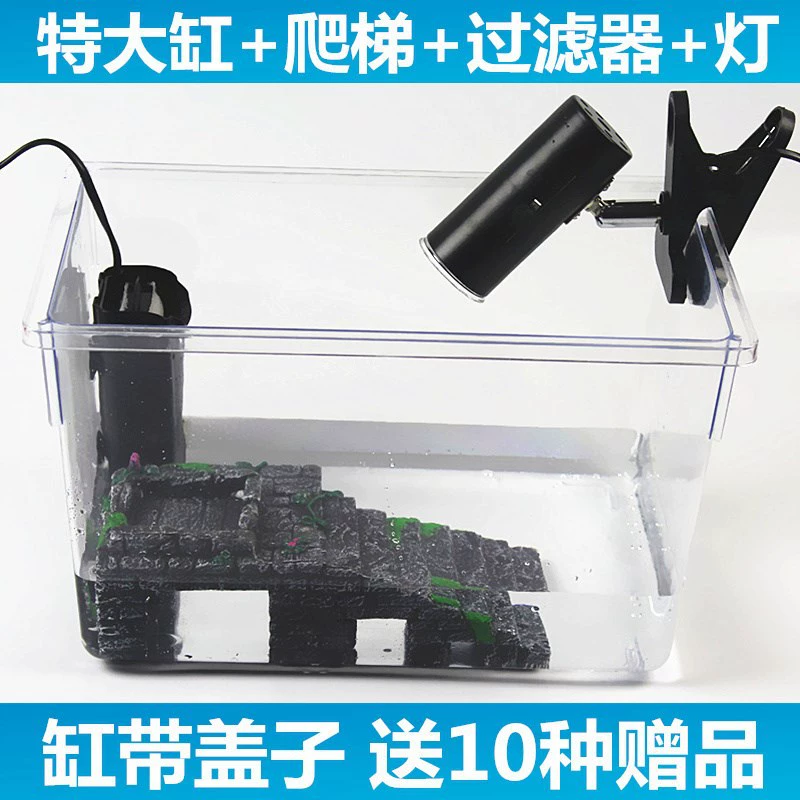 Plastic glass transparent aquarium PVC, handheld acrylic rectangular cover