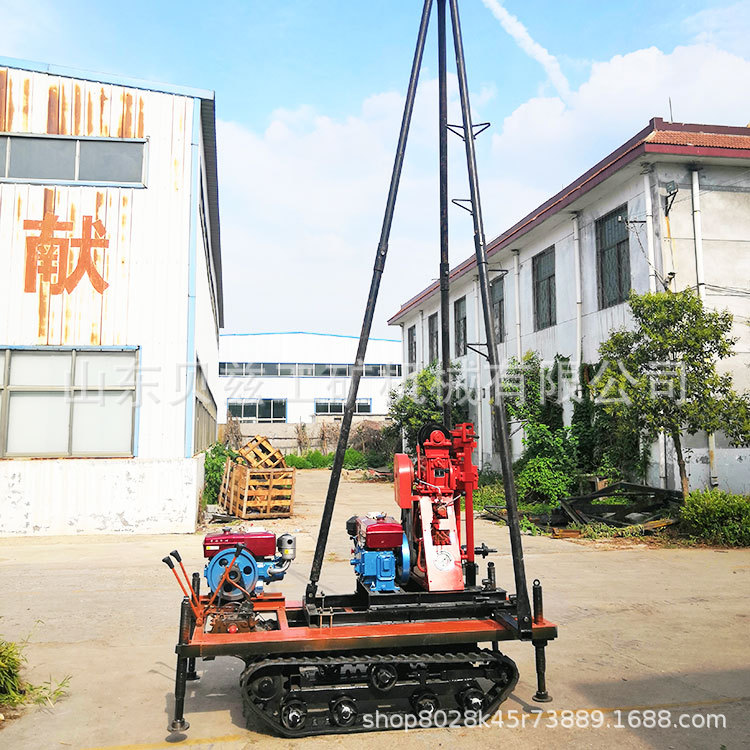 履带回转式液压岩心钻机 工程勘探取芯钻井机械 岩层取样钻孔机