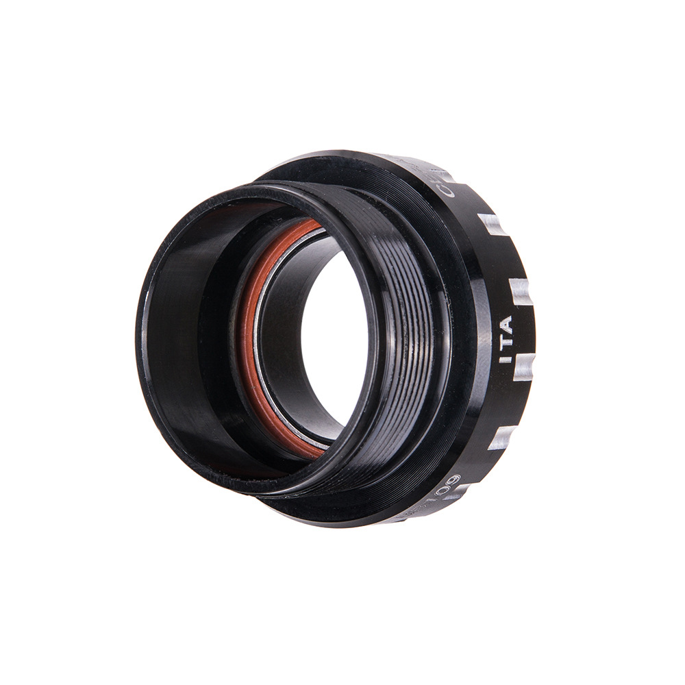 BB109ITA eje central roscado de calibre italiano eje central de cerámica negra eje central de cerámica BB eje central de cerámica eje central de una pieza hueca