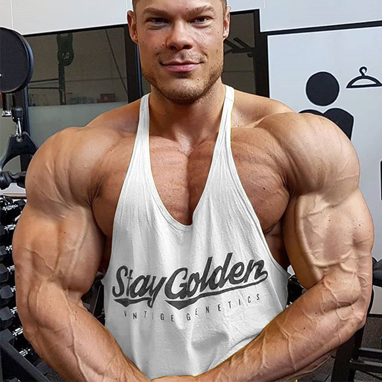 2019 summer Europe and America new pattern vest outdoors leisure time vest comfortable Men's Sports fitness vest