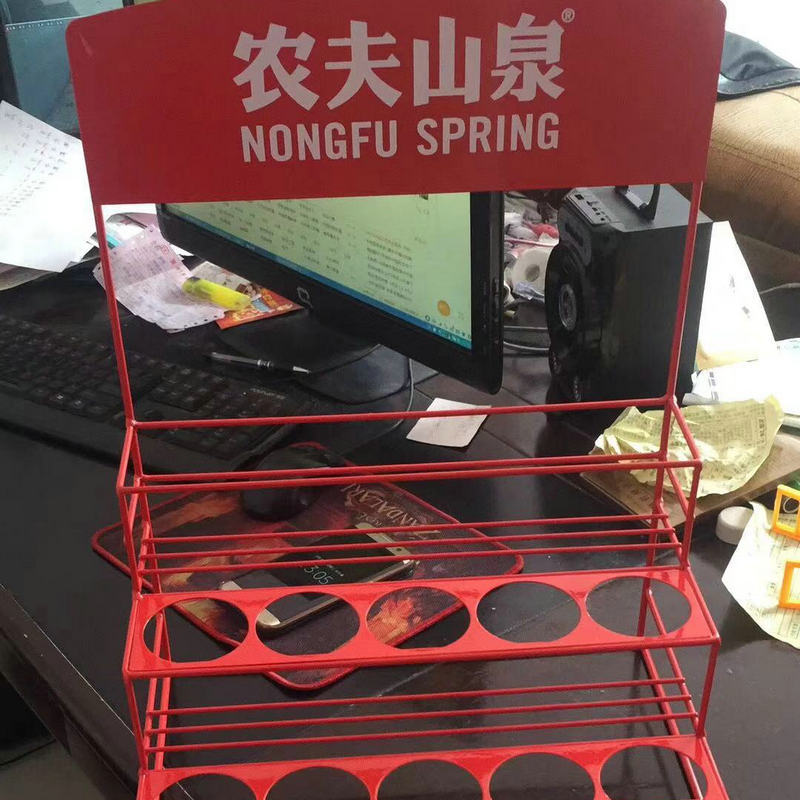 前台展示金属陈列架 商场药店折叠置物架 母婴超市食品产品展示架