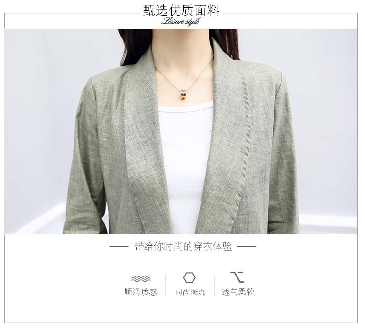 Costume femme UNE GéNéRATION en Coton et lin - Ref 3333626 Image 9