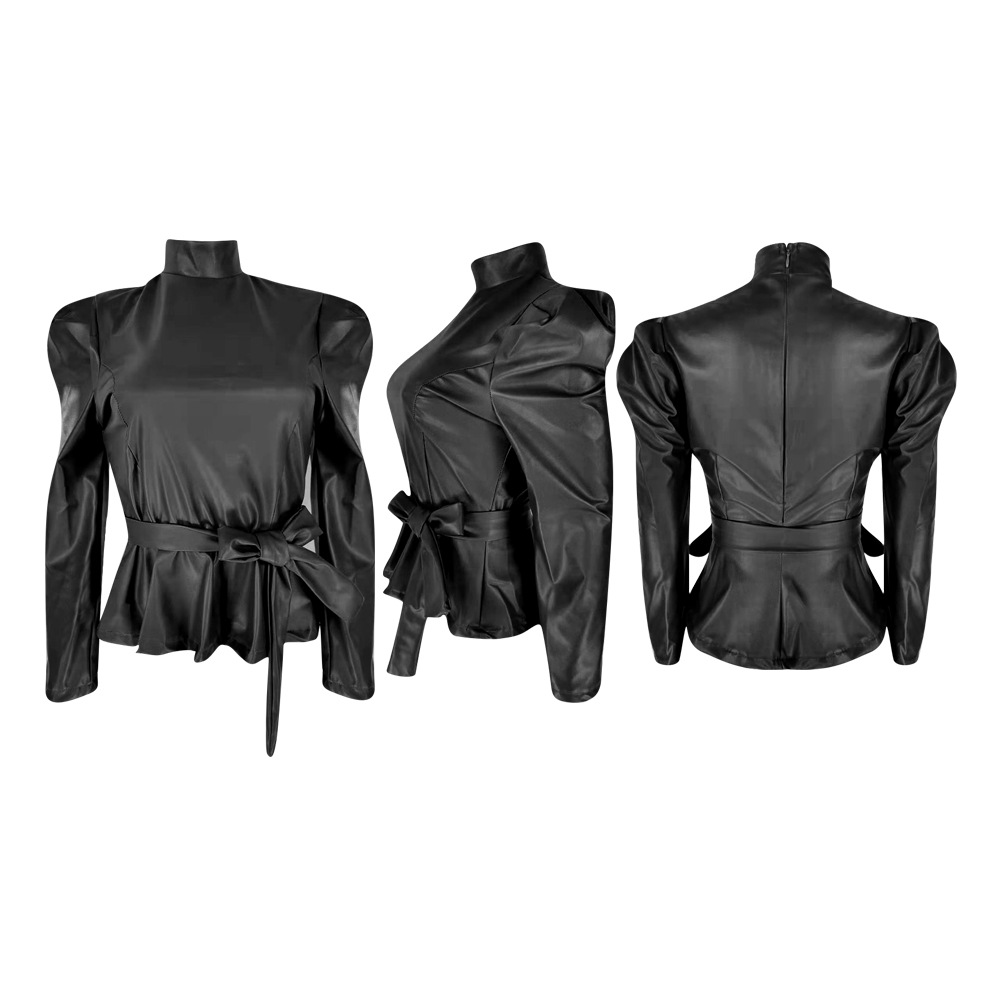 Veste cuir femme - Ref 3447389 Image 35