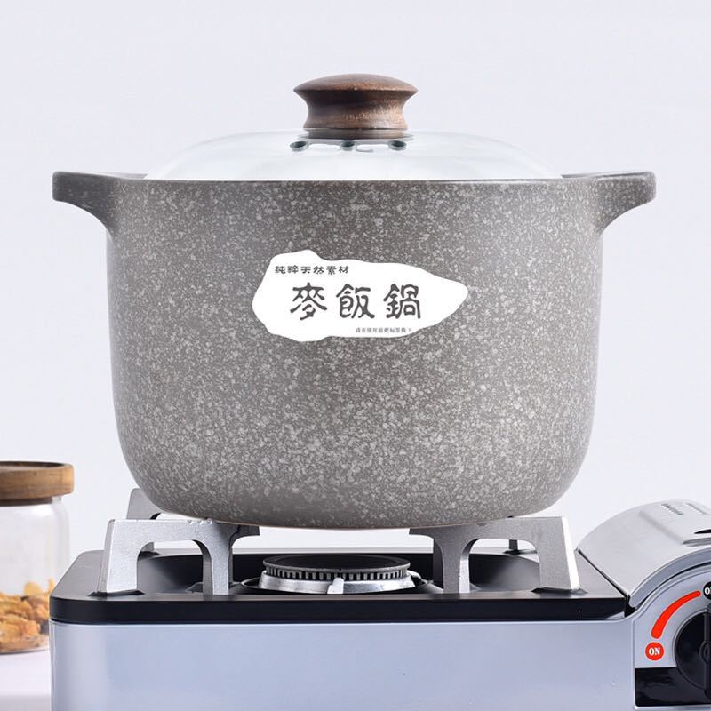 耐高溫麥飯款陶瓷砂鍋陶瓷煲家用沙鍋石鍋禮品銀行保險LOGO回禮品