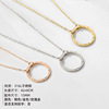 Fashionable pendant stainless steel, necklace, chain for key bag , simple and elegant design, wholesale