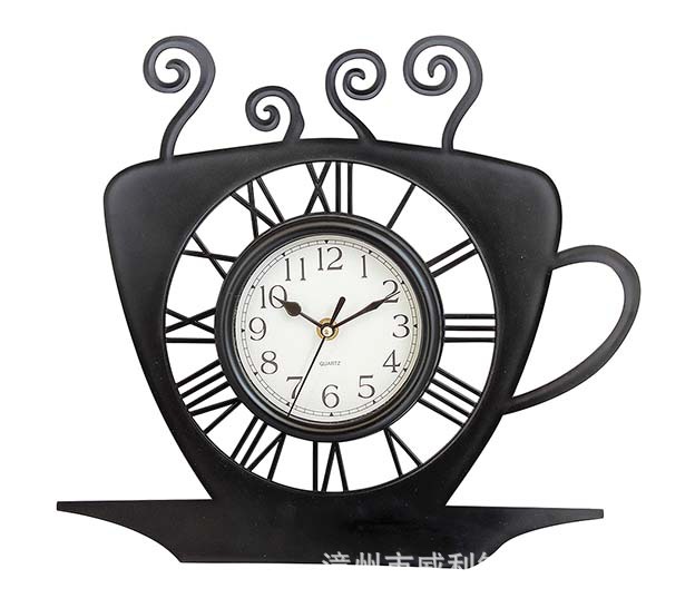 Reloj con forma de tetera creativo - Para colgar en la pared - Popular en Amazon - Venta directa de fábrica y al por mayor