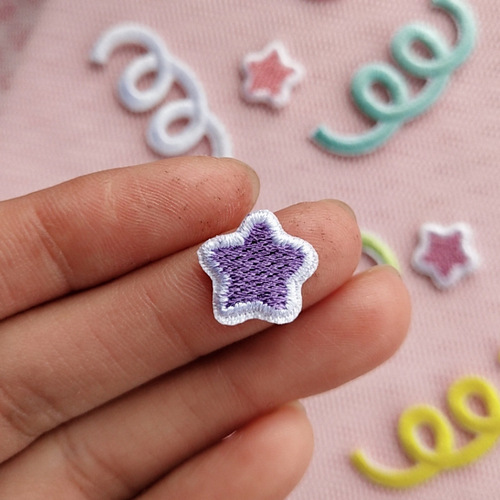 Cute small spring cloth patch star embroidery patch patch mini decorative clothing computer embroidery stamp