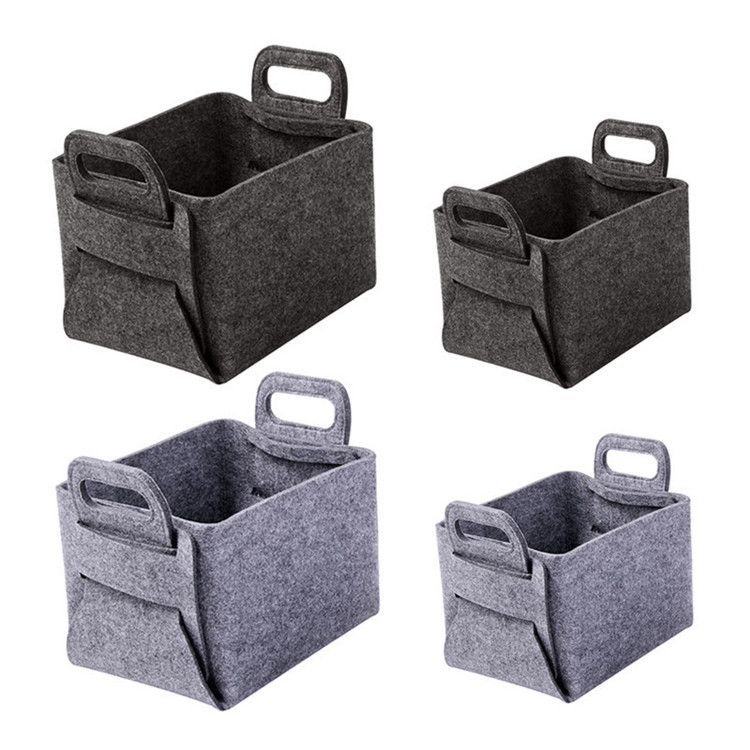 【小额批发】毛毡脏衣收纳包折叠收纳箱（多用途）|ms