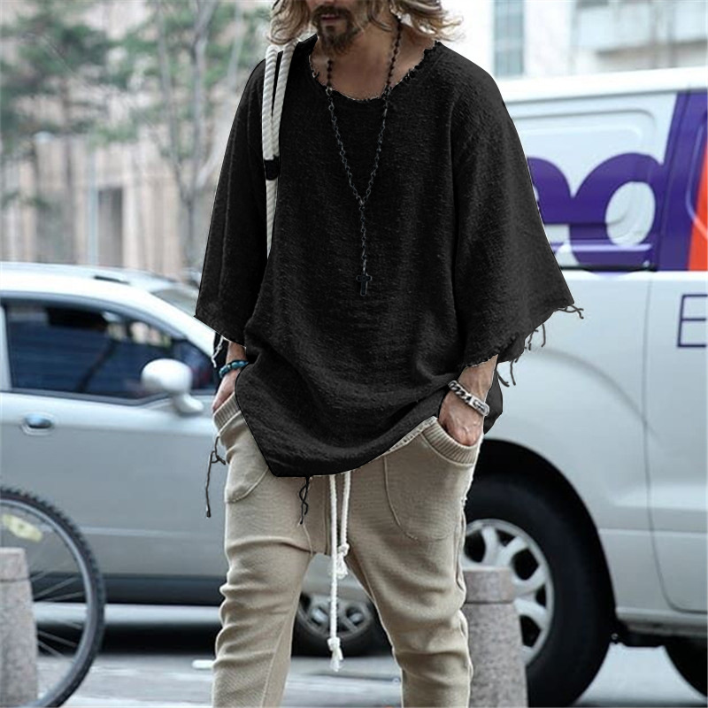 Men's Solid Color Knitwear Men's Clothing display picture 4