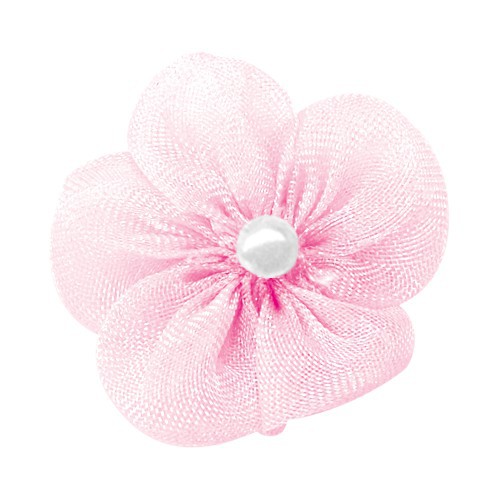 Yao Ming cinta flor decoración 2,8 cm arco hilo de nieve de cinco pétalos de flores Ropa Accesorios falda ropa hecha a mano flor arco