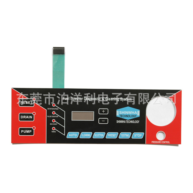 厂家定制  FPC薄膜开关  PC面板 按键开关  PVC按键面贴 亚克力