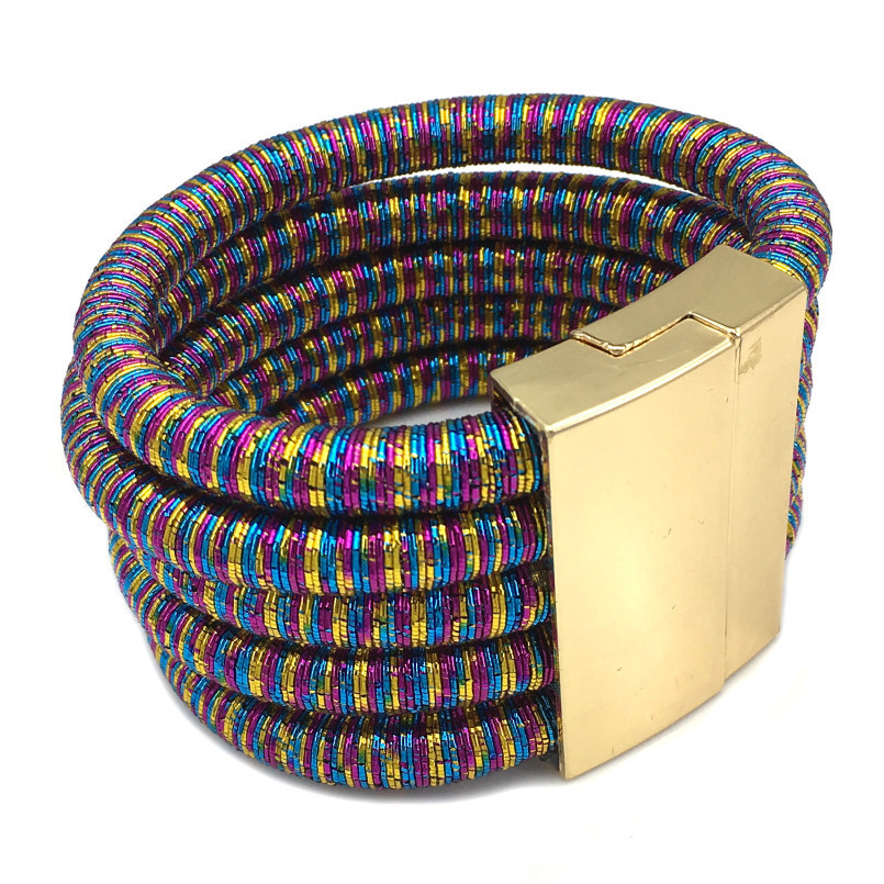 Women's Gender Exaggerated Geometric Alloy Wholesale Wide Bracelet Bangle