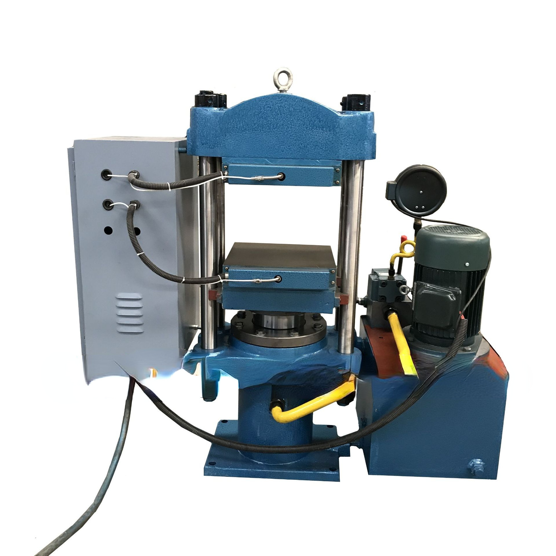 厂家供应小型平板硫化机 大学实验用热压机 送不锈钢试片模具