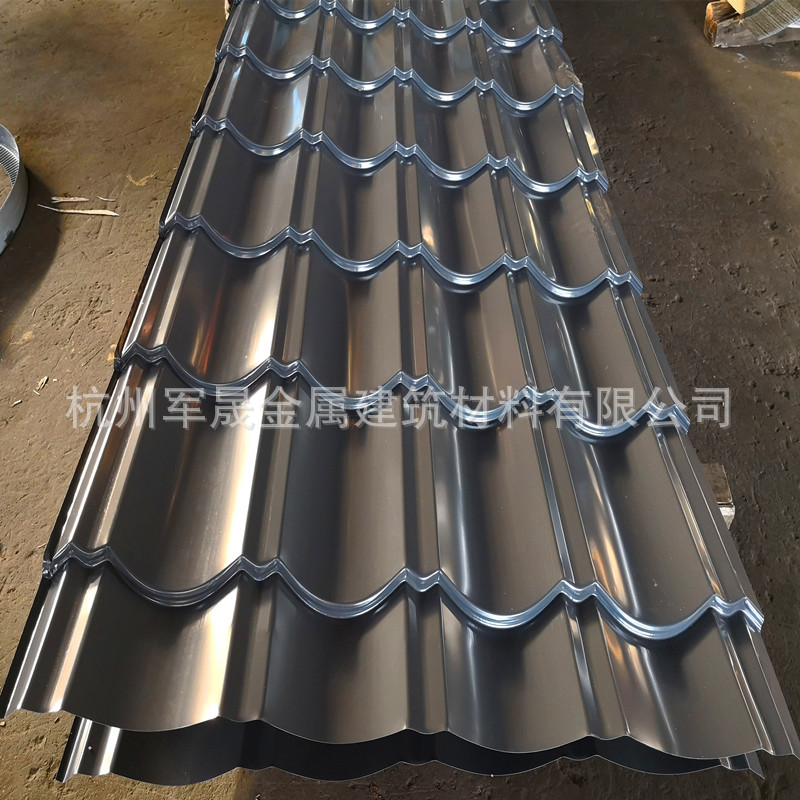 彩钢瓦厂家生产优质特惠广场商场铝镁锰琉璃瓦屋面板1.0mm厚765型