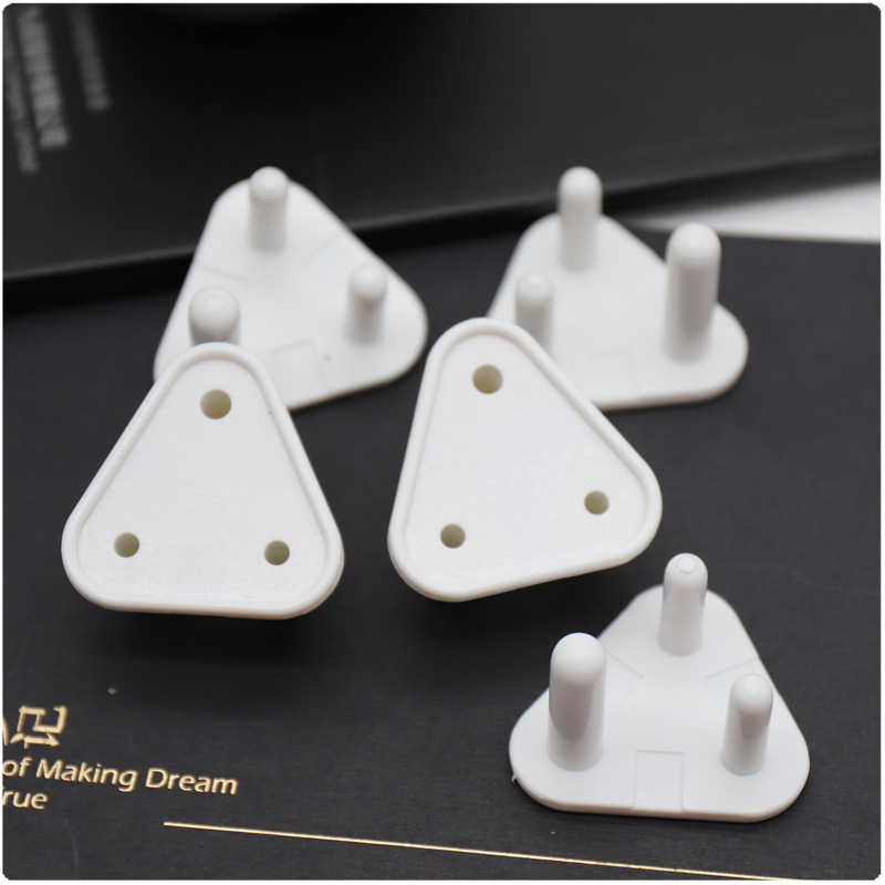 南非印度卡式插座插孔塞盖印度大南非三圆孔插座儿童安全盖三叉跨