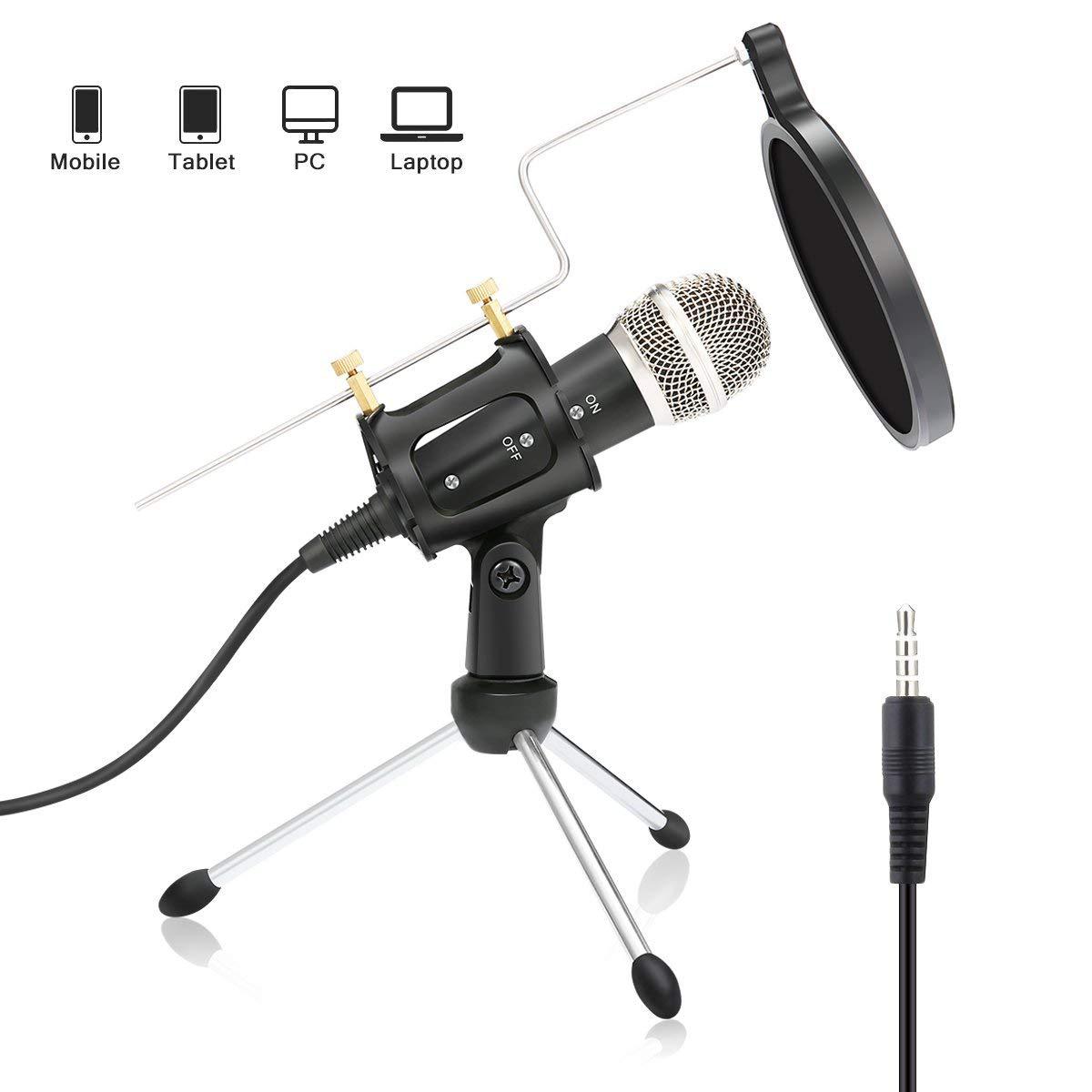 Microphone de diffusion d interview Youtube - Ref 3426673 Image 1