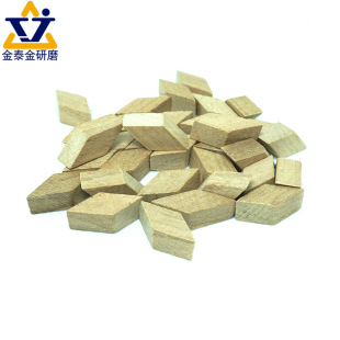 Wholesale beech wood abrasive polishing grain wood polishing barrel grinding material plant abrasive diamond grain