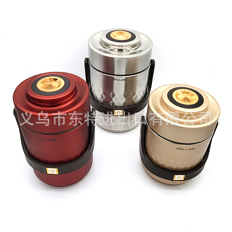 Factory direct sales of stainless steel lunch boxes, vacuum insulated pot, multi-layer sealed lunch boxes, lunch bento boxes, high-end gifts detail image 3