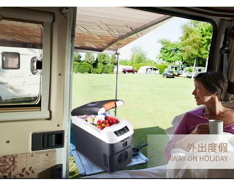 Car Refrigerator Cooling and Heating 12V 24V 220V Truck Small Cooling and Heating Box Insulin Refrigeration Box Truck