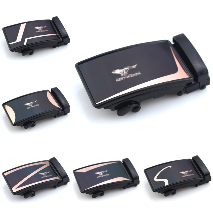 4.0公分男士自动扣头 跑江湖地摊展会航空皮带扣 休闲裤带头批发