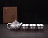 Silver bracelet, tea set, teapot, cup, 925 sample silver, Birthday gift