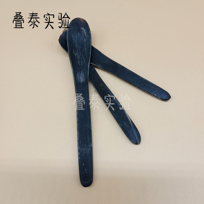 Plastic ox horn Spatula 3*1 Spatula Medicine spoon Three groups Spatula Small Plastic Drug spoon and spoon