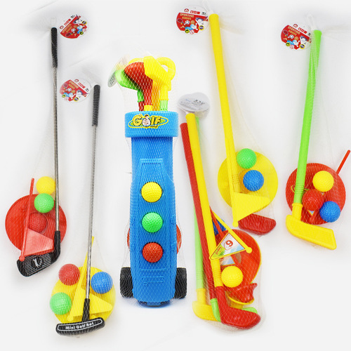 Cross-border factory direct sales of children's golf club set toys, indoor and outdoor sports, parent-child interaction