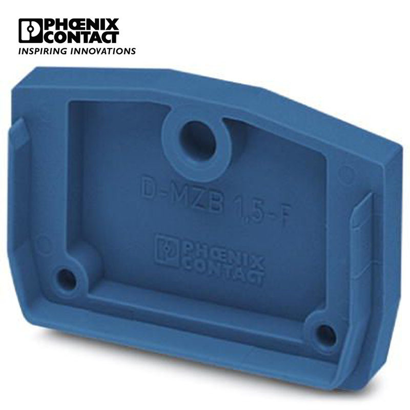 菲尼克斯接线端子隔板端板盖板 D-MZB 1,5-F BU-3024449