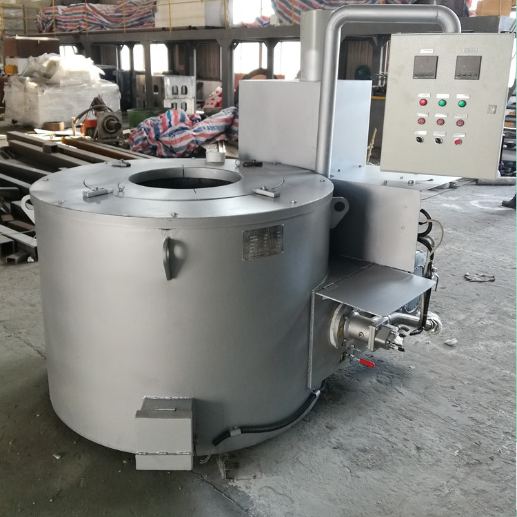 蓄热式烧嘴燃气炉 铝合金天然气液化气坩埚炉煤气熔化保温锅炉