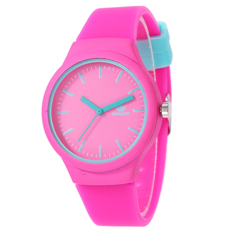 Ladies Fashion Silicone Watch