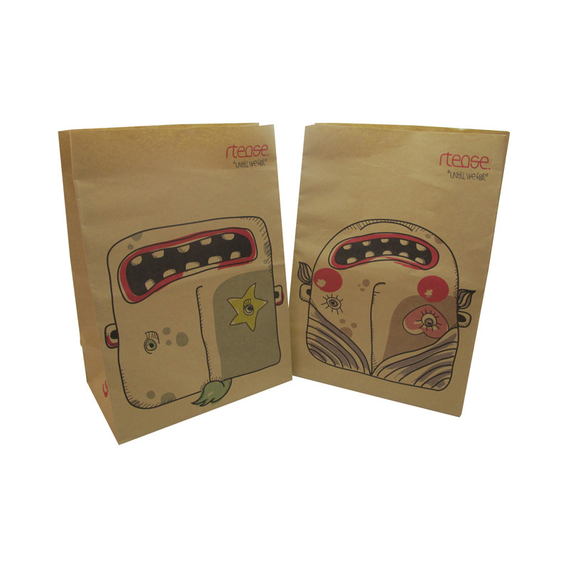 休闲食品袋 油炸鸡米花包装袋 耐油外卖打包袋 食品级炸鸡手捧袋