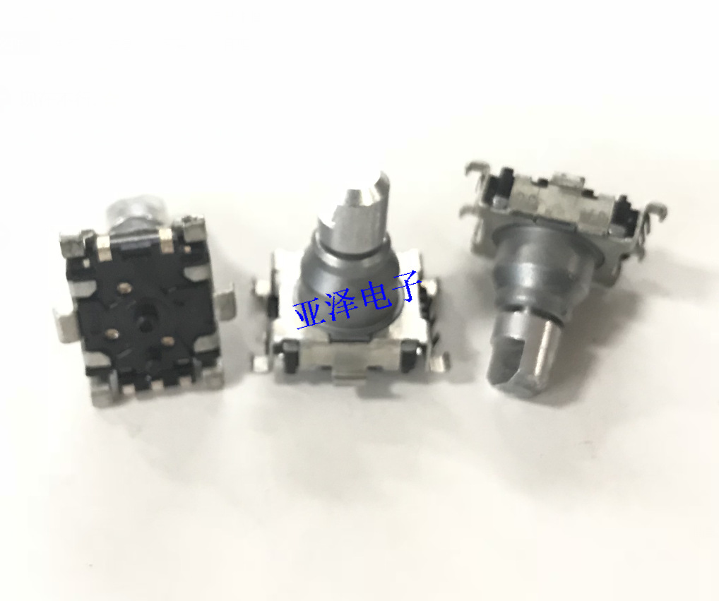 ALPS阿尔卑斯EC11J1524414贴片编码器带开关30定位15脉冲轴长14MM