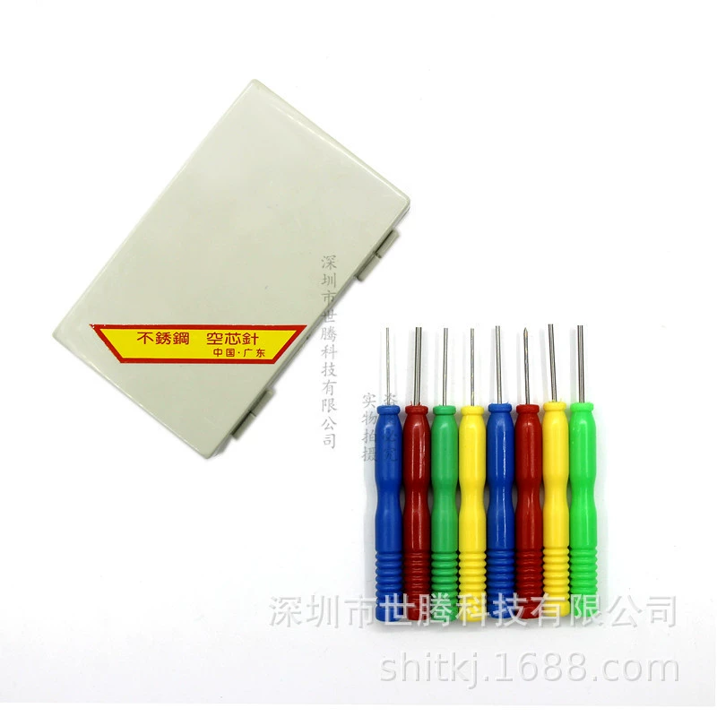 Нержавеющая сталь с антипригарным Оловянным полым сердечником игла для снятия полой иглы штифт элемент конденсатор ремонт машины для удаления электронных компонентов
