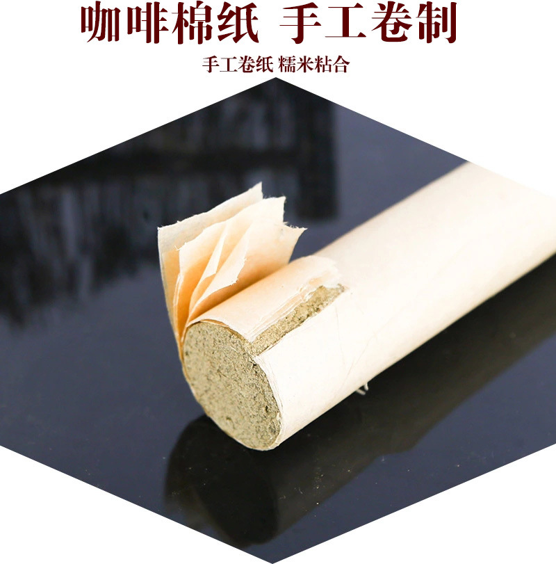 Large Moxa Stick Ai Tiao 4cm x 20cm Pure Mugwort Moxibustion Roll for Warming Therapy in use
