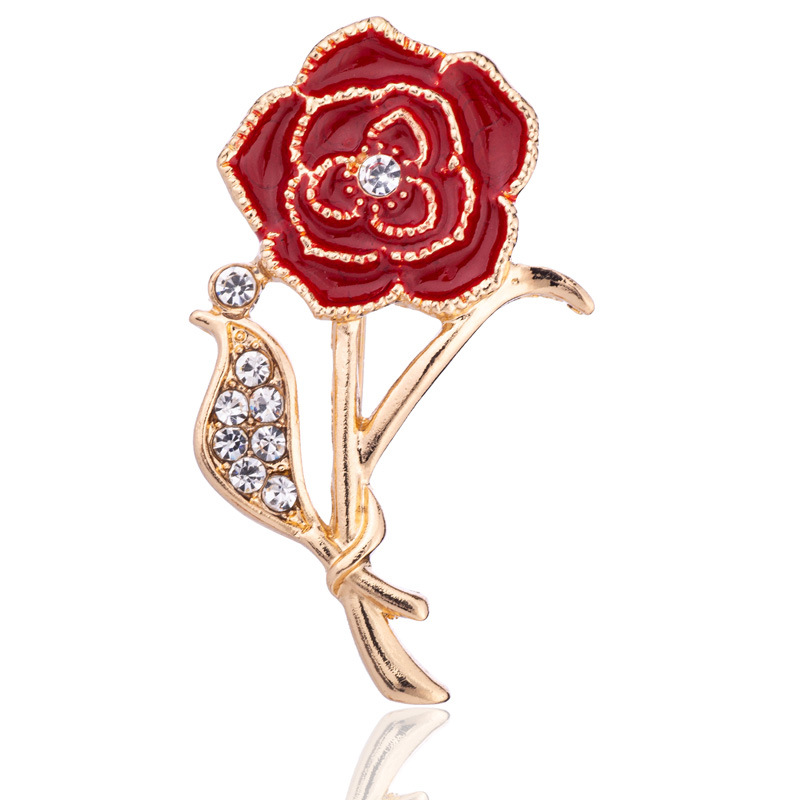 11g Weight Brooches Classification Daily Occasion Alloy Material Mother'S Day Festival Flower Pattern Women's Gender Plating Design Elegant Style Elegant Flower Alloy Plating Women's Brooches 23